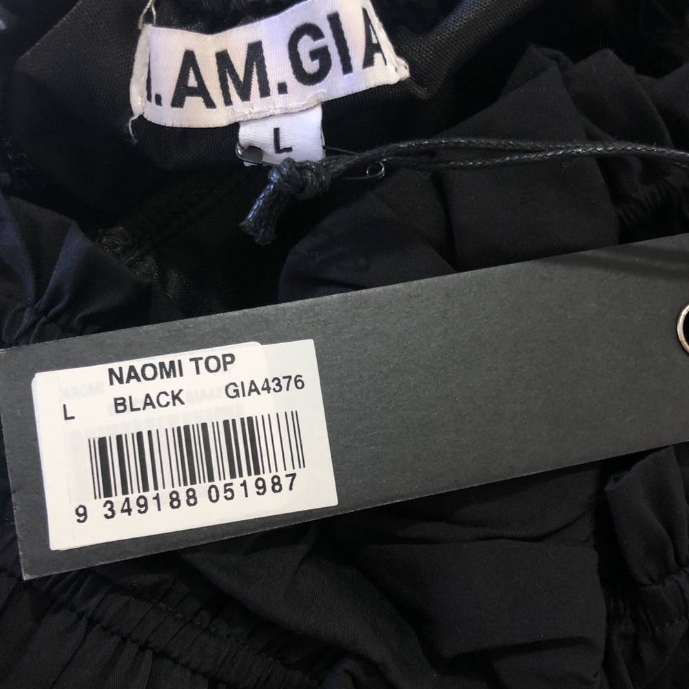I.AM.GIA. Naomi Tie Front Cropped Top - Picture 13 of 13